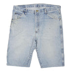 WRANGLER Mens Denim Blue Cotton Blend Casual Shorts XL W38 Relaxed Fit