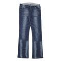 BLUE CRUSH Womens Regular Fit Bootcut Denim Dark Jeans W30 L32 Faded Classic