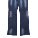 BLUE CRUSH Womens Regular Fit Bootcut Denim Dark Jeans W30 L32 Faded Classic