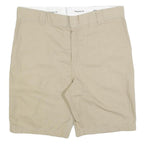 DICKIES Mens Shorts Beige Casual XL W40 Cotton Blend Regular Fit Workwear