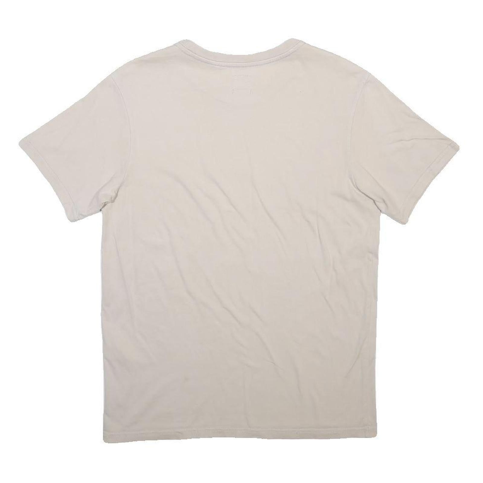 LEVI'S Mens Beige XS T-Shirt Short Sleeve Crew Neck Cotton Blend Casual