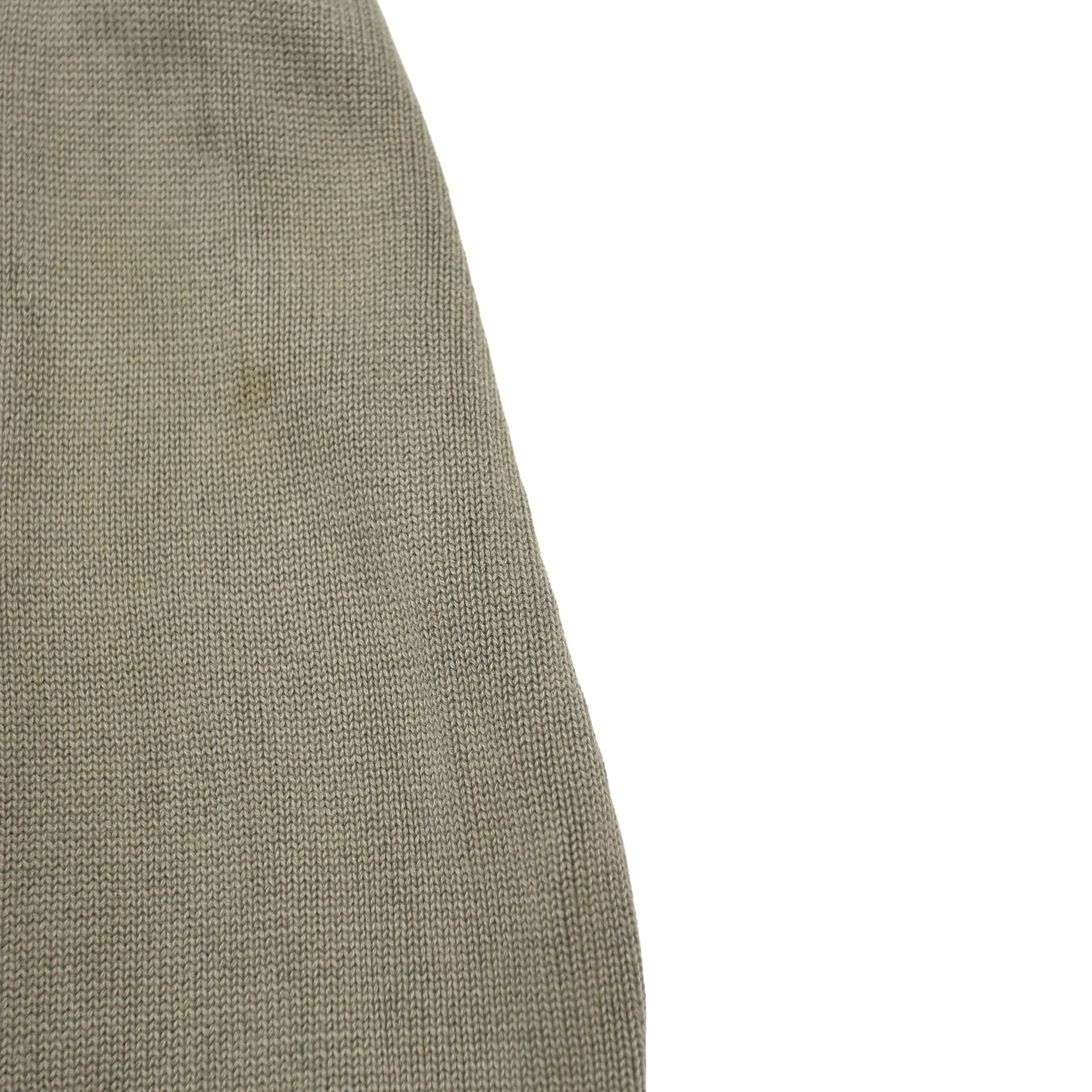 TOMMY HILFIGER Mens Green V Neck Plain Cotton Jumper XL Casual Lightweight