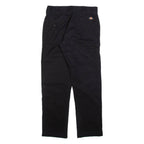 DICKIES Mens Trousers Black Slim Tapered W28 L29