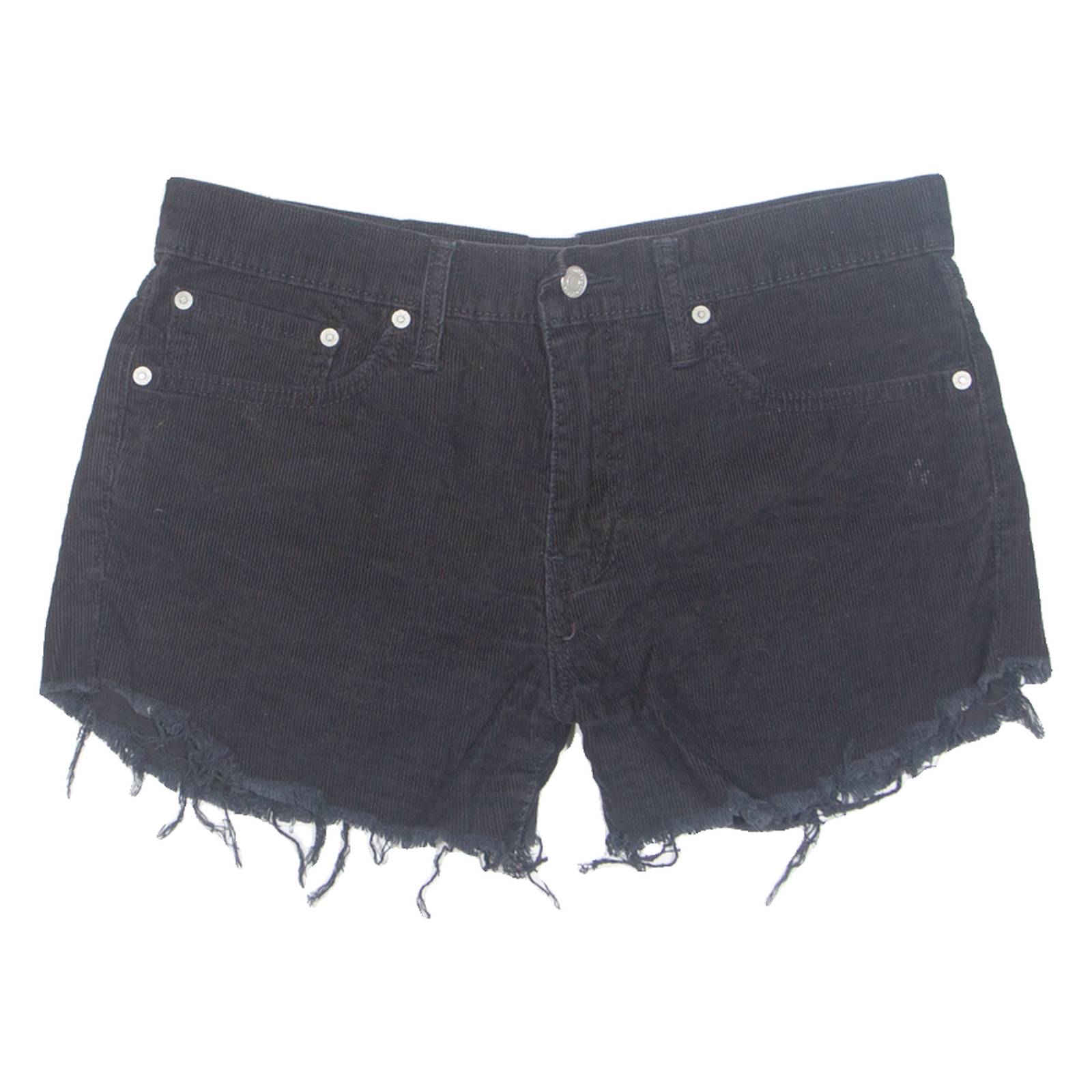 LEVI'S Cut Off 511 Womens Casual Shorts Black M W32