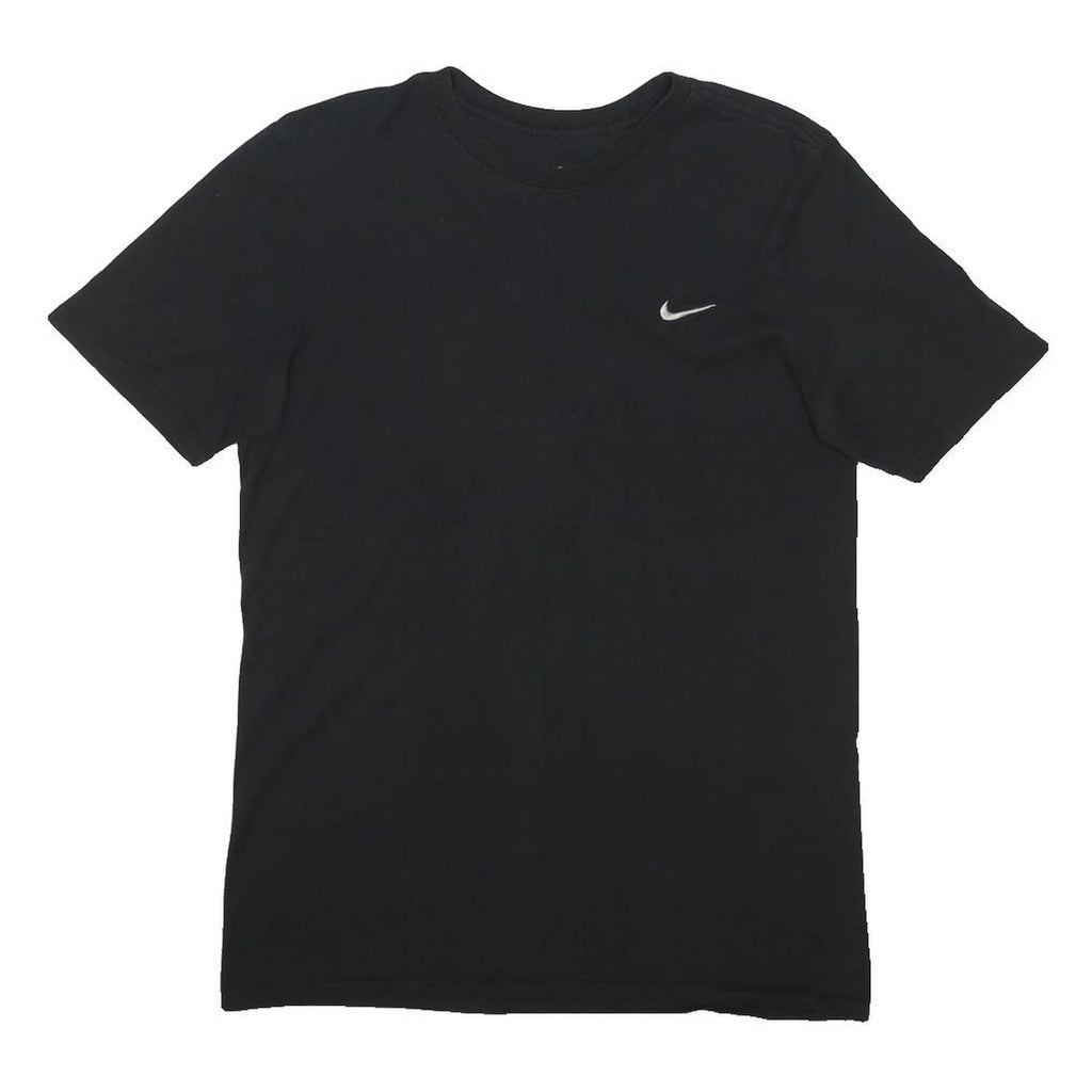 NIKE Mens Black Classic T-Shirt S Short Sleeve Crew Neck Sports Casual