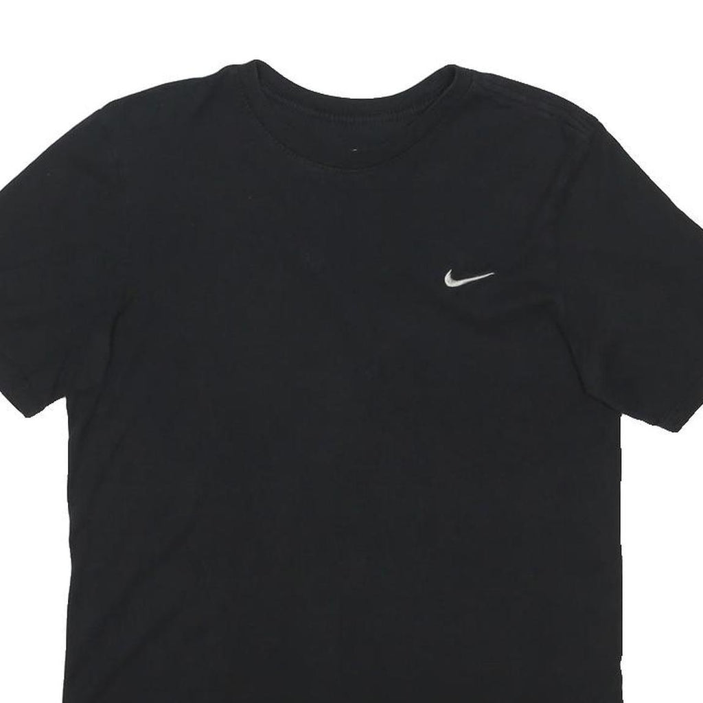 NIKE Mens Black Classic T-Shirt S Short Sleeve Crew Neck Sports Casual