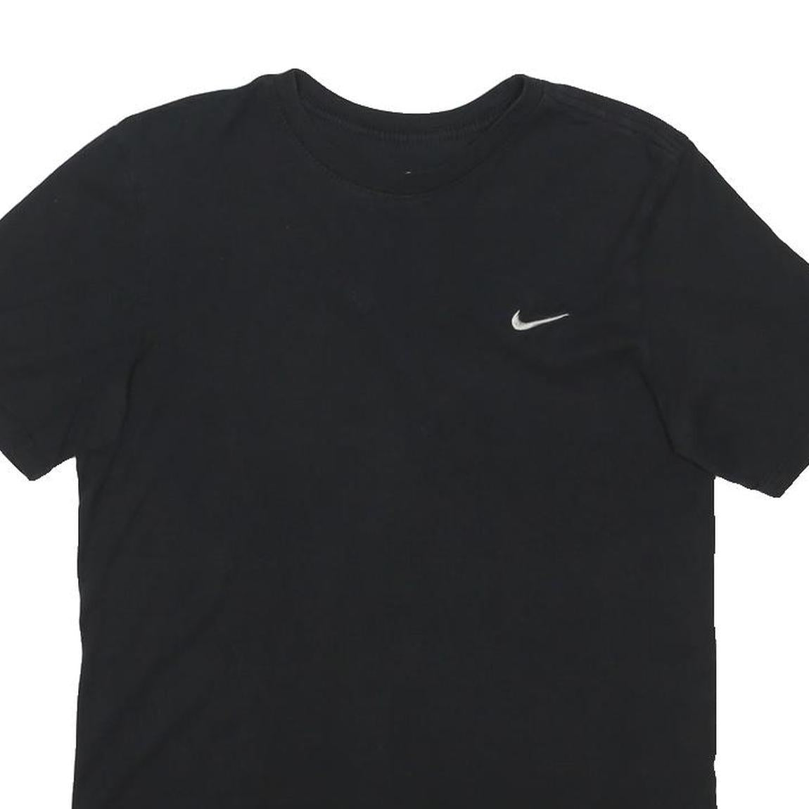 NIKE Mens Black Classic T-Shirt S Short Sleeve Crew Neck Sports Casual