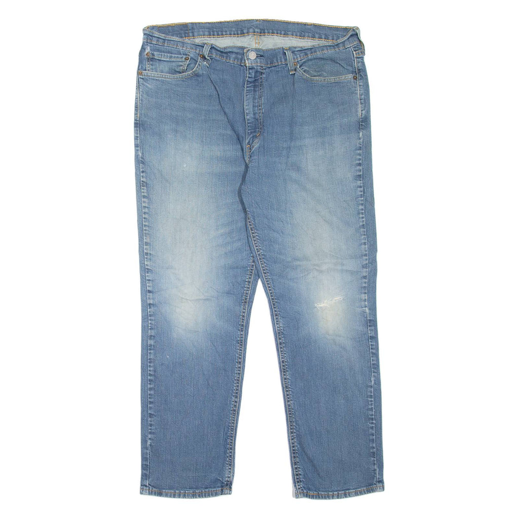 LEVI'S 541 Jeans Mens Blue Athletic Tapered Stone Wash W40 L30