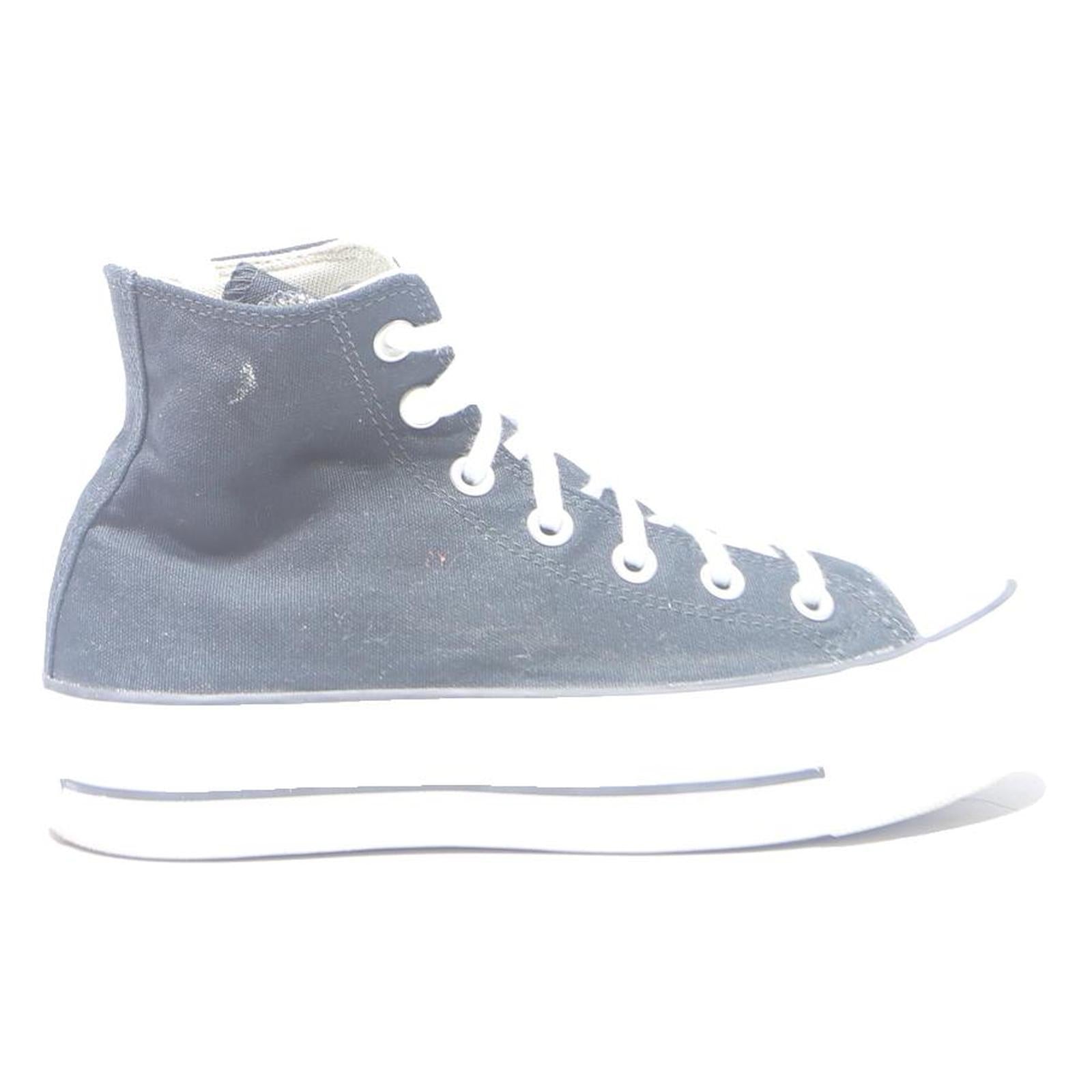 CONVERSE Chuck Taylor All Star Womens High Top Trainers Black Cotton UK 5