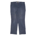 CARHARTT Mens Relaxed Fit Jeans Blue Denim W34 L30 Workwear Zip Closure