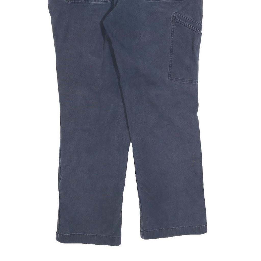 CARHARTT Mens Relaxed Fit Jeans Blue Denim W34 L30 Workwear Zip Closure