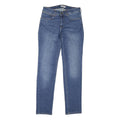 WRANGLER Womens Regular Fit Blue Denim Zip Jeans W28 L30 Classic Straight
