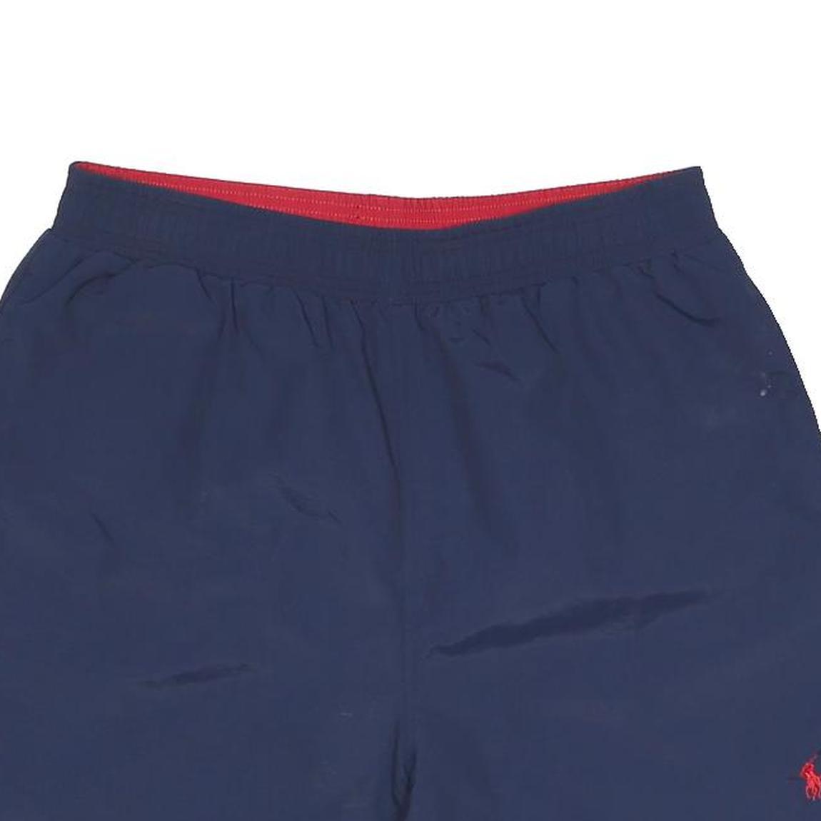 POLO RALPH LAUREN Mens Navy Blue Casual Shorts XL W30 Lightweight Synthetic