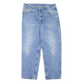CARHARTT Blanket Lined Workwear Mens Jeans Blue Tapered Stone Wash W35 L29