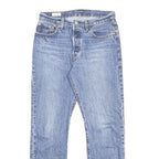 LEVI'S 501 Big E Womens Jeans Blue Regular Straight Denim Medium W28 L30 Classic