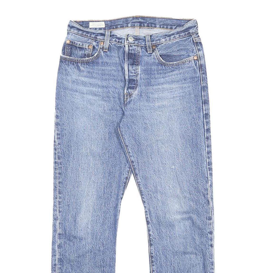LEVI'S 501 Big E Womens Jeans Blue Regular Straight Denim Medium W28 L30 Classic