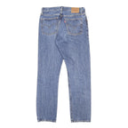 LEVI'S 501 Big E Womens Jeans Blue Regular Straight Denim Medium W28 L30 Classic