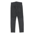 LEVI'S Mens Black Slim 512 Tapered Denim W29 L27 Cotton Blend Zip Jeans