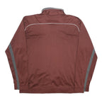 CHAMPION Mens Maroon & Grey Zip Up Jacket 2XL Polyester Trackstyle Sportswear