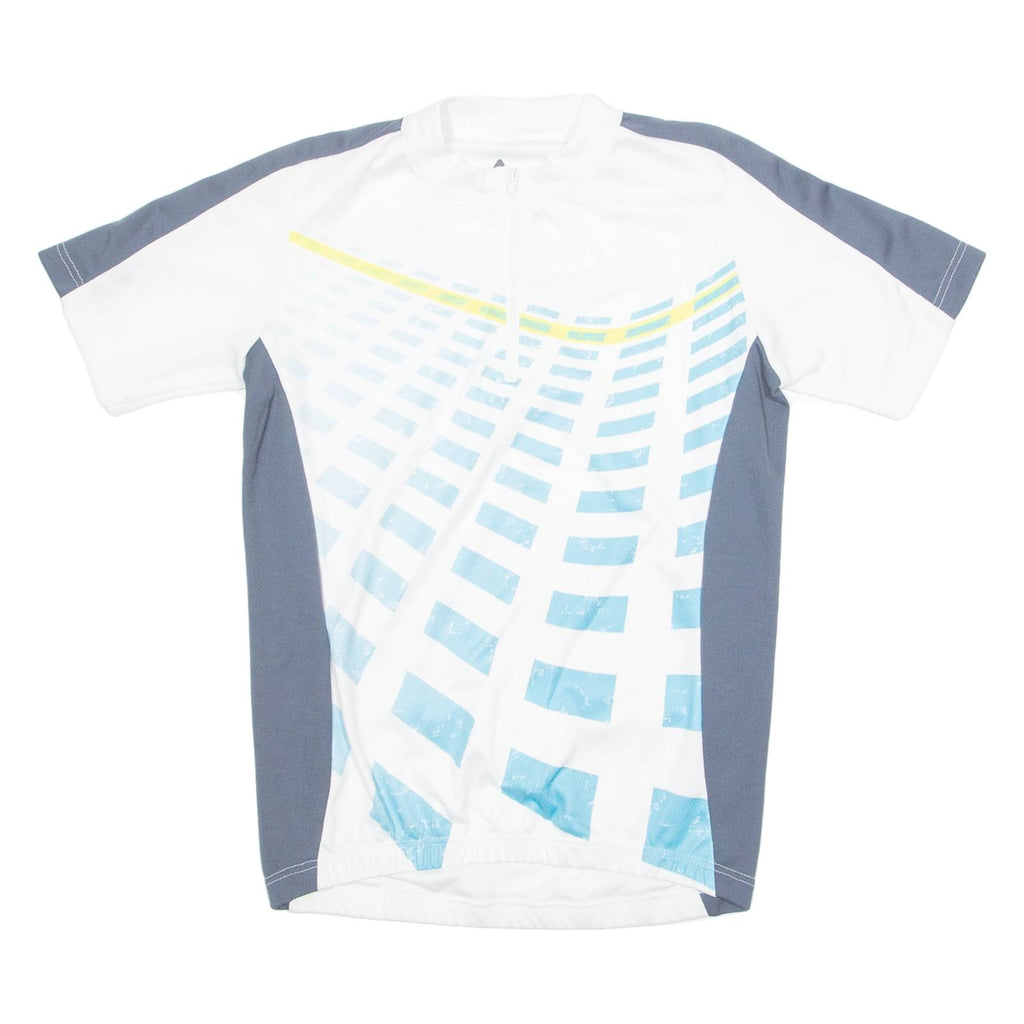 CROSSWAVE Cycling Mens Jersey White 1/4 Zip XS