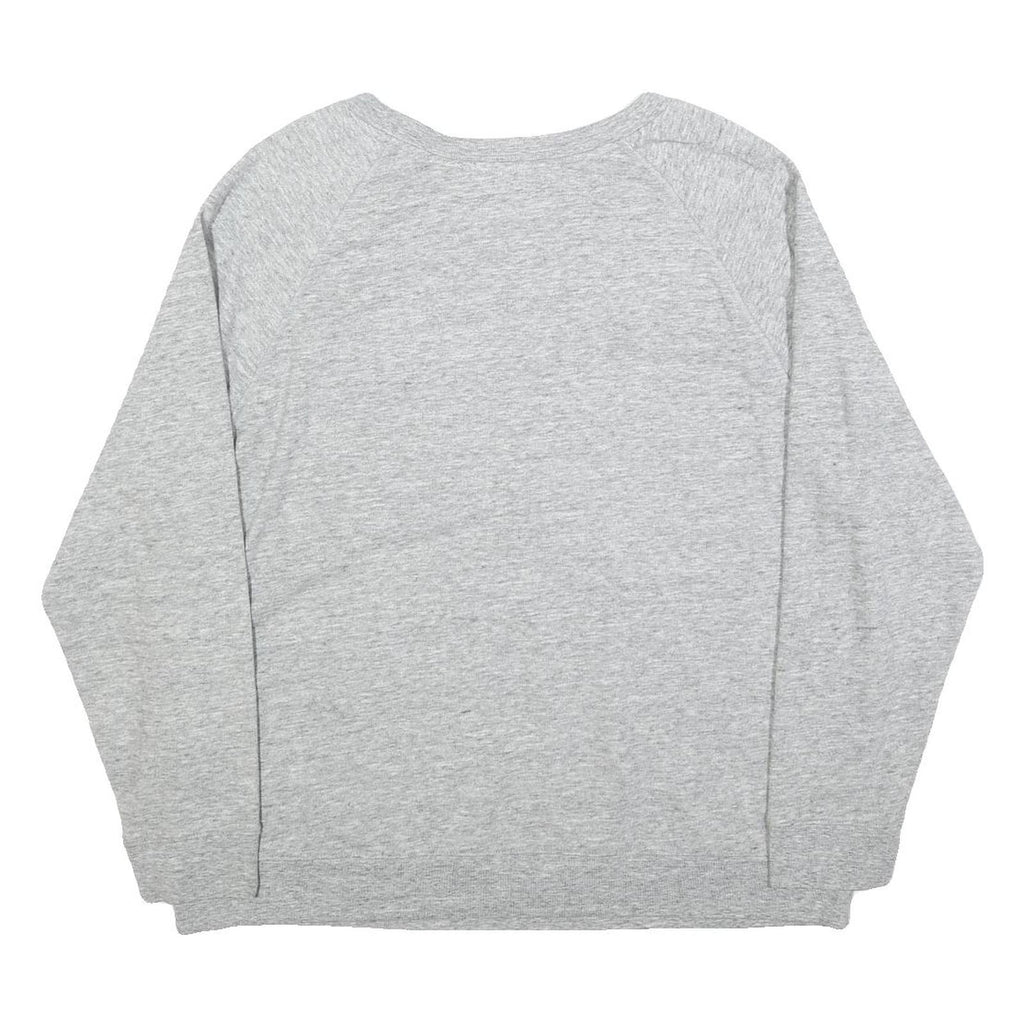 LEVI'S Womens Grey Sweatshirt Crew Neck 2XL Cotton Blend Logo Pullover