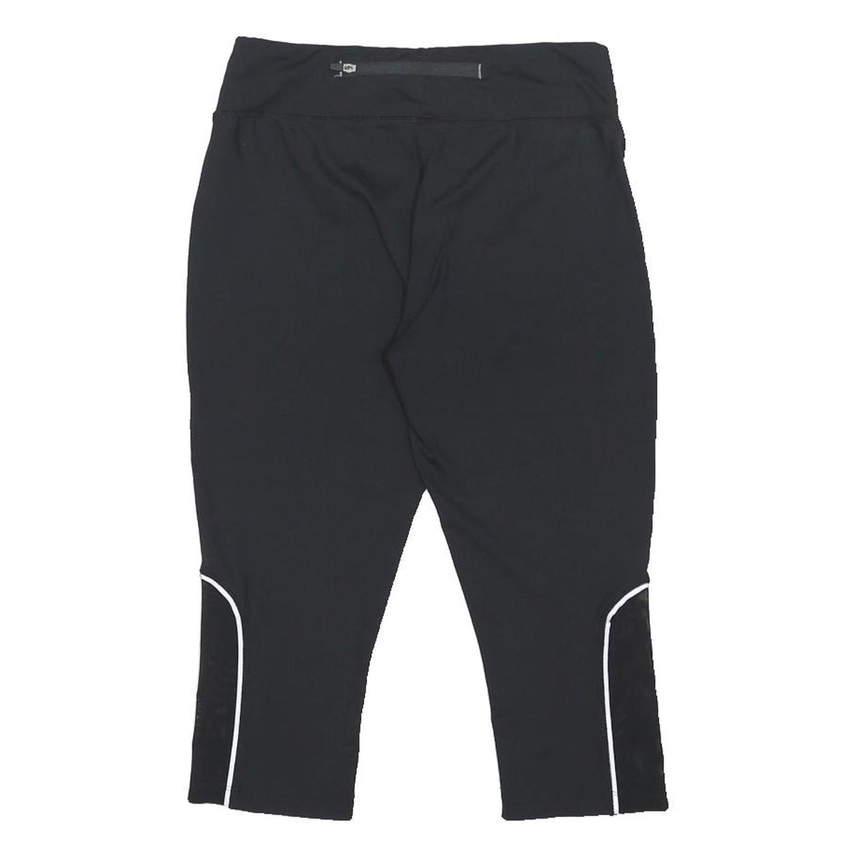 ELLE SPORT Womens Shorts Black S W24 Activewear Logo Cropped