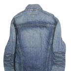 LEVI'S Mens Blue Denim Jacket M Cotton Button Closure Classic Fit Casual