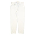 LEVI'S 501 Womens Jeans White Regular Straight Denim Raw W30 L29 Classic Fit