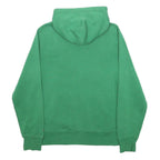 NIKE Mens Green Pullover Hoodie M Cotton Blend Logo Sweatshirt Casual