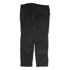 NAUTICA Mens Cotton Blend Black Regular Zip Trousers W36 L26 Classic Straight