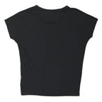 NIKE Womens Black Short Sleeve Round Neck Cotton Blend T-Shirt L Dri-Fit Sport