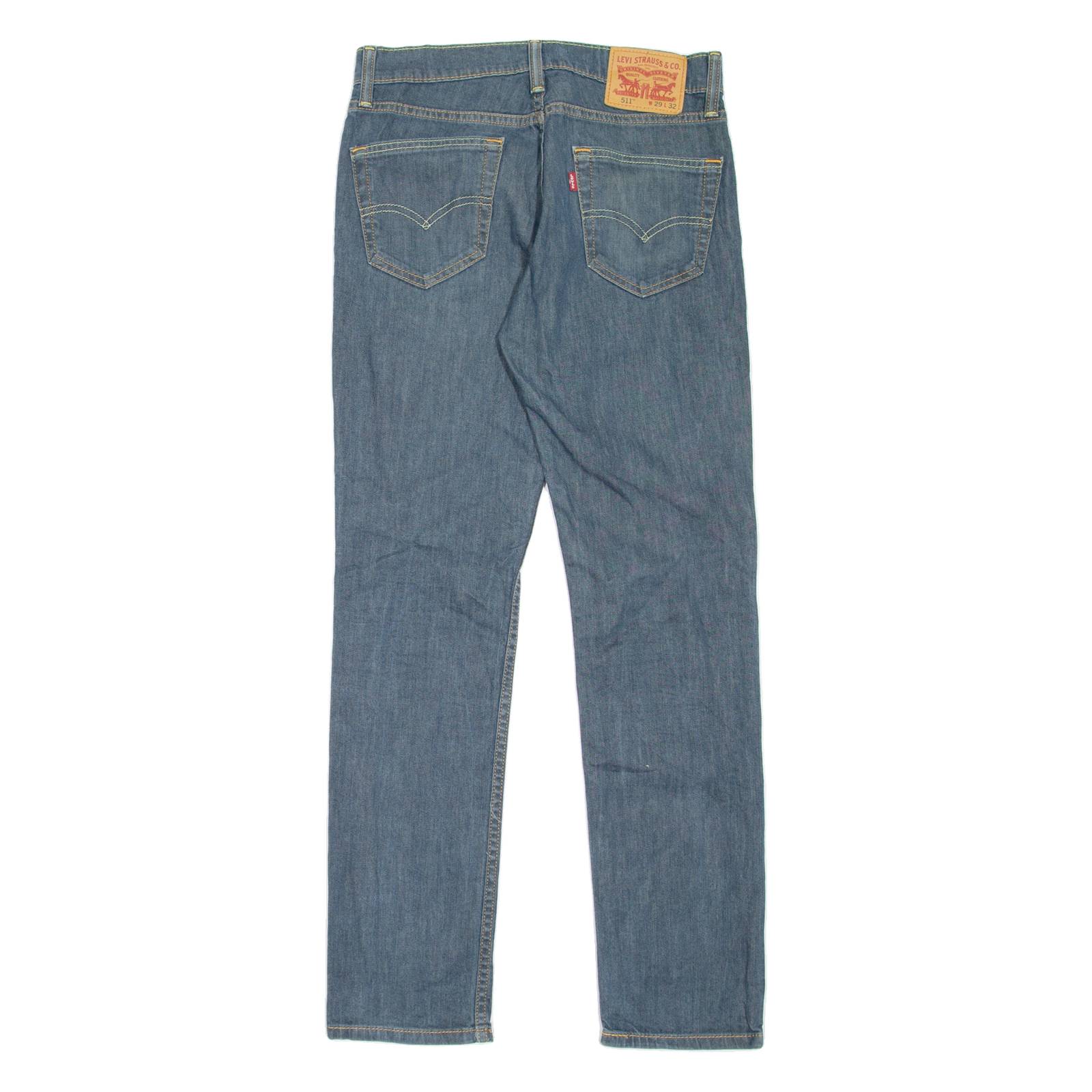 LEVI'S 511 Jeans Mens Blue Slim Straight W29 L32