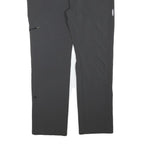 HS2H Mens Polyester Blend Black Regular Fit Trousers W36 L30 Zip Closure Outdoor