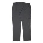 HS2H Mens Polyester Blend Black Regular Fit Trousers W36 L30 Zip Closure Outdoor