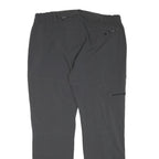 HS2H Mens Polyester Blend Black Regular Fit Trousers W36 L30 Zip Closure Outdoor