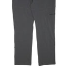 HS2H Mens Polyester Blend Black Regular Fit Trousers W36 L30 Zip Closure Outdoor