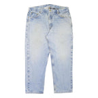 CARHARTT Mens Jeans Blue Relaxed Straight Denim Light W38 L30 Casual Workwear