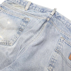CARHARTT Mens Jeans Blue Relaxed Straight Denim Light W38 L30 Casual Workwear