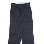 DICKIES 974 Workwear Mens Trousers Black Regular Straight W26 L30