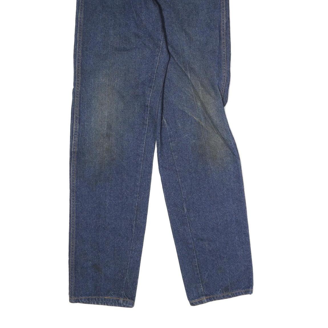 DICKIES Mens Jeans Blue Regular Straight Denim Medium W30 L34 Workwear Zip Fly