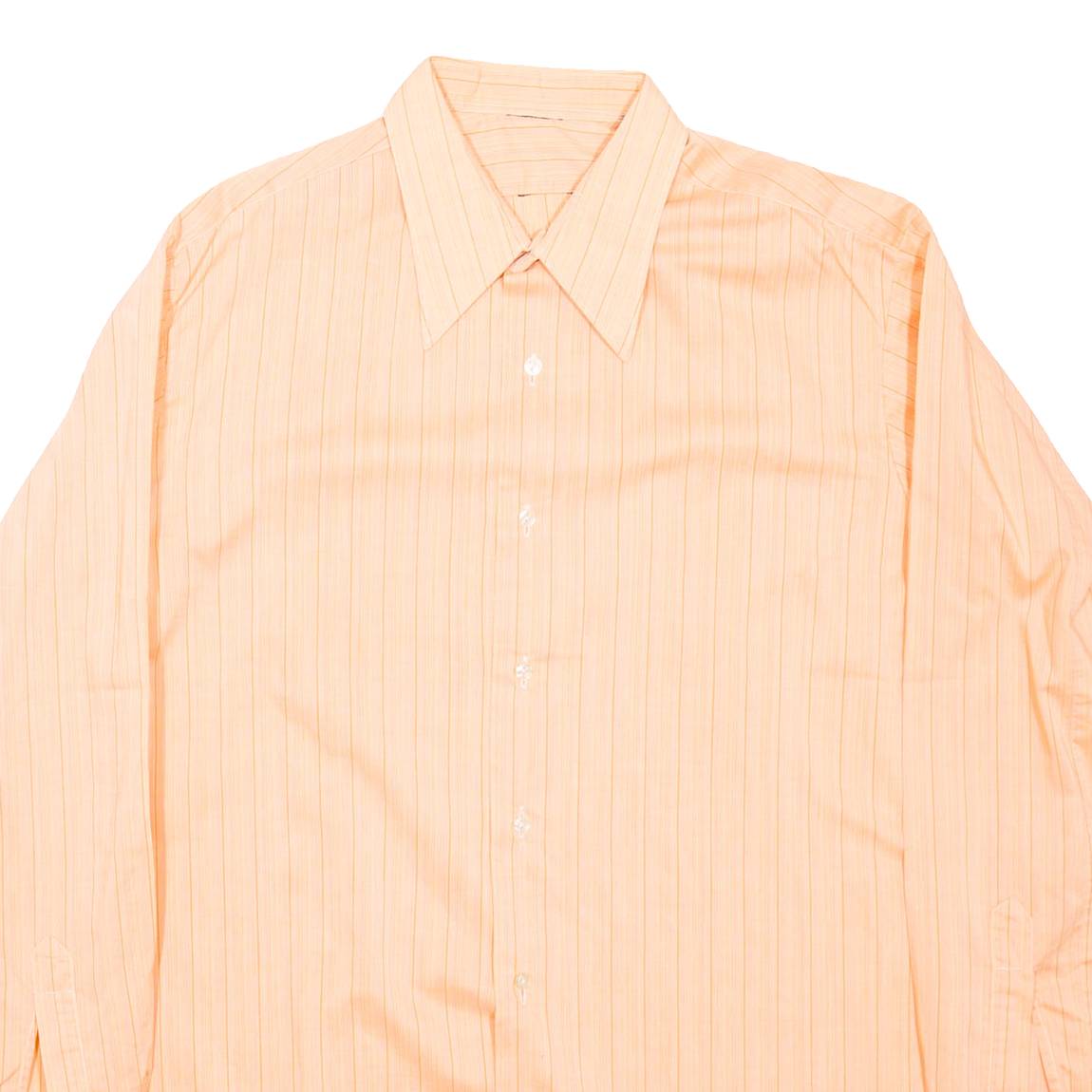 Mens Shirt Pink Striped Long Sleeve M