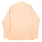 Mens Shirt Pink Striped Long Sleeve M