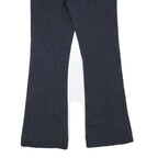 Womens Blue Regular Fit Straight Denim Jeans W32 L29 Cotton Blend Zip