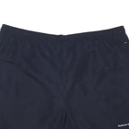 REEBOK Mens Shorts Navy Casual L W40 Polyester Blend Comfortable Lightweight