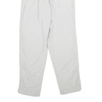 MCKINNEY Womens White Regular Fit Straight Polyamide Trousers W26 L32 Casual