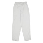 MCKINNEY Womens White Regular Fit Straight Polyamide Trousers W26 L32 Casual