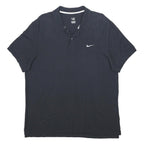 NIKE Mens Black Polo Shirt XL Cotton Short Sleeve Basic Sportswear