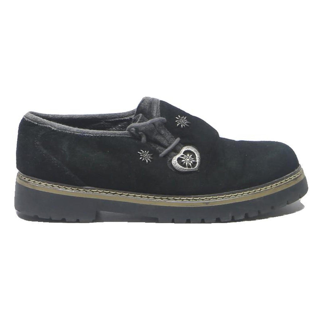 TAXI Womens Black Synthetic Lace-Up Shoes UK 7 Casual Comfortable Stylish