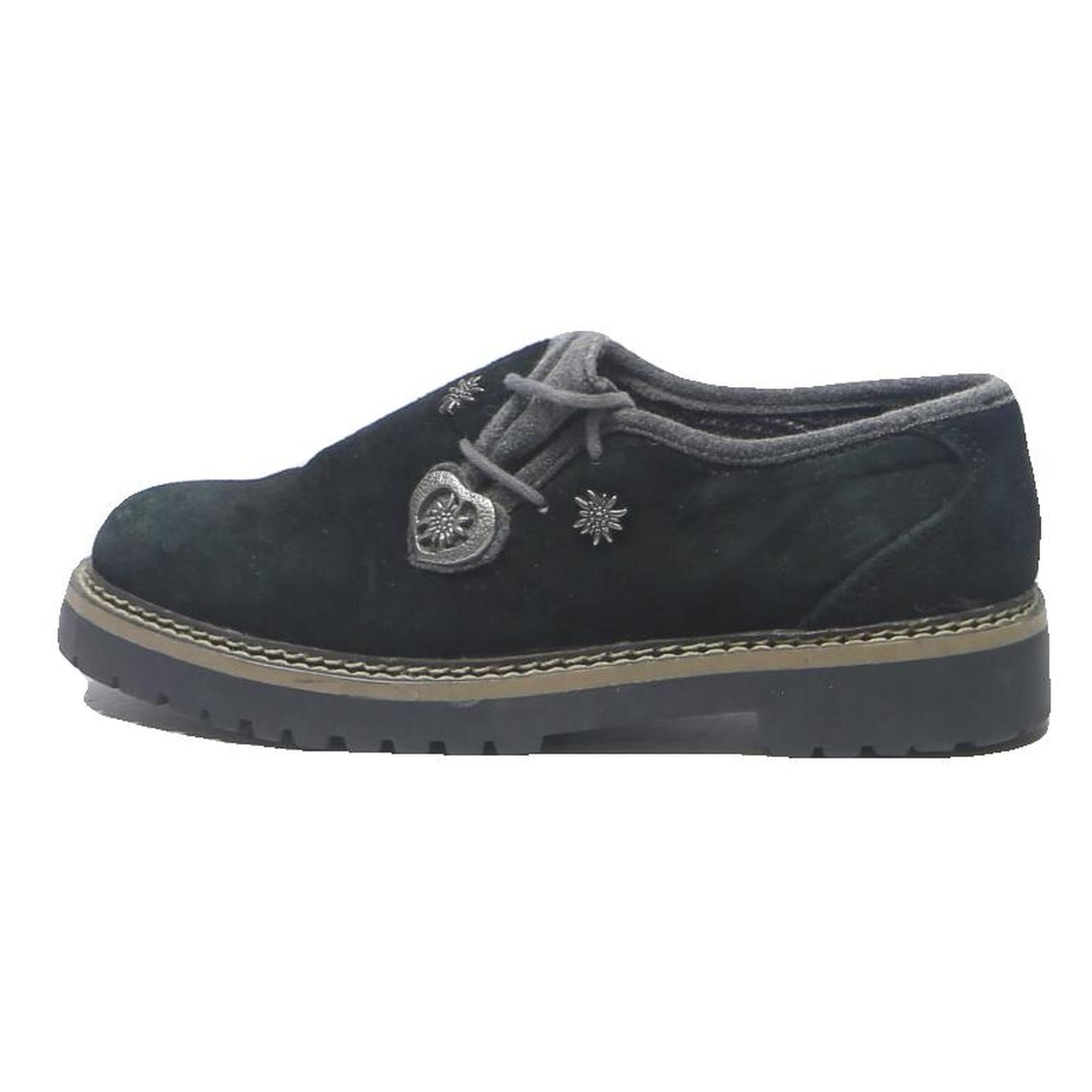 TAXI Womens Black Synthetic Lace-Up Shoes UK 7 Casual Comfortable Stylish