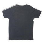 ADIDAS ORIGINALS Mens Black & White Graphic T-Shirt L Short Sleeve Crew Neck